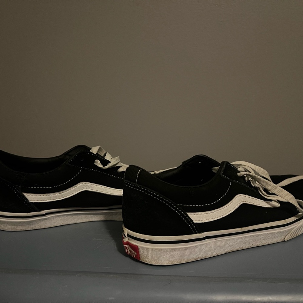 Vans Black and White Sneakers